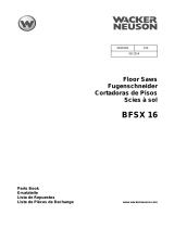Wacker Neuson BFSX16 Parts Manual