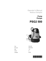 Wacker Neuson PSG2500 Manuel utilisateur