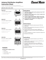 Channel Master CM-3412 Instruction Sheet