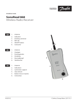 Danfoss SonoRead 868 Wireless Radio Receiver Mode d'emploi
