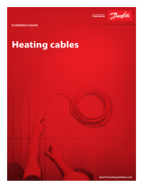 Danfoss heating cables Mode d'emploi
