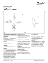 Danfoss Guage valves, SNV-ST, SNV-SS Guide d'installation
