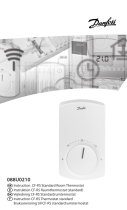 Danfoss CF-RS Standard Room Thermostat Guide d'installation