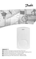 Danfoss CF-RP Public (Tamperproof) Room Thermostat Guide d'installation