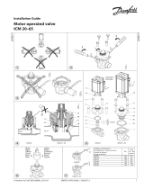 Danfoss Motor operated valve ICM 20 - 65 Guide d'installation