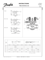 Danfoss PMLX (NC/NO) 32-65 Guide d'installation