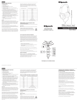Klipsch Reference ONE CERTIFIED FACTORY REFURBISHED Le manuel du propriétaire