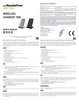 Mr Handsfree Wireless Charger 10W QWC-300 Le manuel du propriétaire