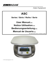 Adam Equipment ASC Manuel utilisateur