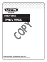 Lifetime 290038 Le manuel du propriétaire