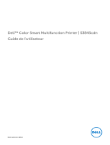 Dell Color Smart Multifunction Printer S3845cdn Mode d'emploi