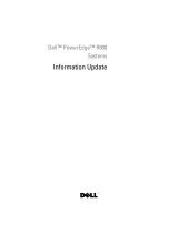 Dell PowerEdge R900 Mode d'emploi