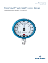 Rosemount Wireless Pressure Gauge Guide de démarrage rapide