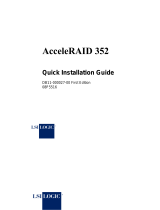 LSI AcceleRAID 352 Quick Installation Guide