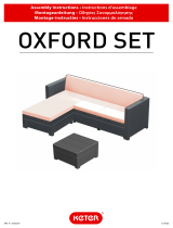 Keter Oxford Rattan Effect Outdoor Corner Sofa Manuel utilisateur