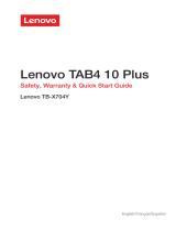 Mode d'Emploi pdf Lenovo Tab 4 10 Plus Mode d'emploi