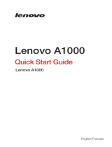 Lenovo A1000m Mode d'emploi