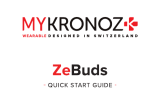 MyKronoz ZeBuds Mode d'emploi