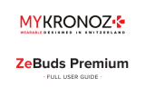 MyKronoz ZeBuds Premium Mode d'emploi