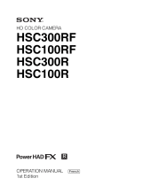 Sony HSC 100RF Mode d'emploi
