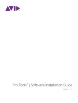 Avid Pro Tools 12.7 Guide d'installation