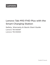 Lenovo Smart Tab M10 FHD Plus Guide de démarrage rapide