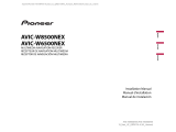 Pioneer AVIC W8500 NEX Guide d'installation