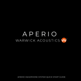 Warwick Acoustics APERIO  Guide de démarrage rapide