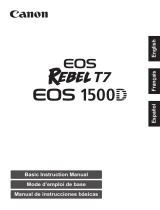 Canon EOS Rebel T7 Manuel utilisateur