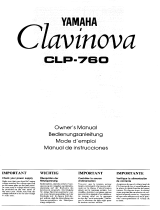 Yamaha CLP-760 Le manuel du propriétaire
