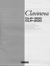Yamaha CLP-300-CLP-200 Le manuel du propriétaire