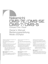 Nakamichi OMS-5 Le manuel du propriétaire
