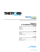 THETFORD Sani-Con® Turbo 300 Guide d'installation