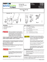 THETFORD Sani-Con® Turbo Storage Box Guide d'installation