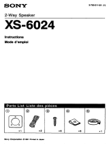 Sony XS-6024 Le manuel du propriétaire