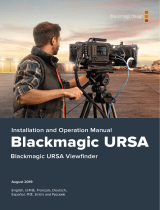 Blackmagic URSA  Manuel utilisateur