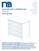 mothercare Summer Oak Whitehaven Dresser Mode d'emploi