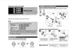Shimano SL-S434 Service Instructions
