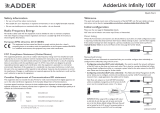 ADDER AdderLink Infinity 100T Guide de démarrage rapide