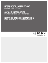 Bosch HDI7282U/09 Guide d'installation