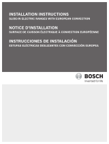 Bosch HEI7052U/09 Guide d'installation