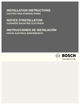 Bosch HES7052C/08 Guide d'installation