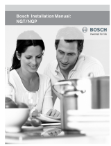 Bosch NGT932UC/01 Guide d'installation
