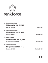 Renkforce Microwave 700 W Le manuel du propriétaire