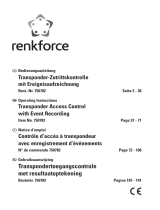 Renkforce Transponder access control Le manuel du propriétaire