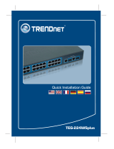 Trendnet TEG-224WSPLUS Le manuel du propriétaire