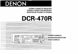 Denon DCR-470R Le manuel du propriétaire