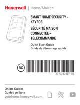 Honeywell Smart Home Security Keyfob Mode d'emploi