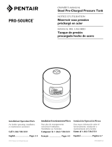 Pro-source Steel Pre-Charged Pressure Tank Le manuel du propriétaire