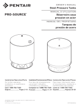 Pro-source Steel Pressure Tanks Le manuel du propriétaire